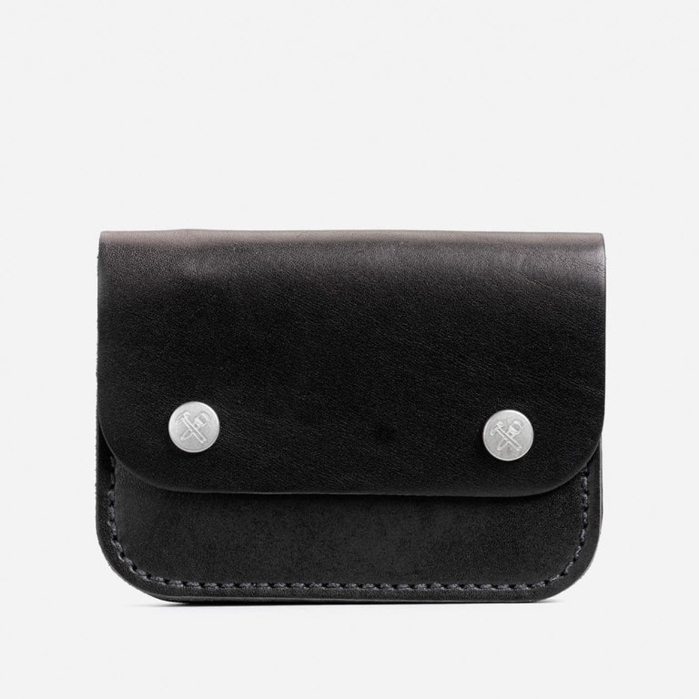 Billy Kirk Black Leather Card Holder